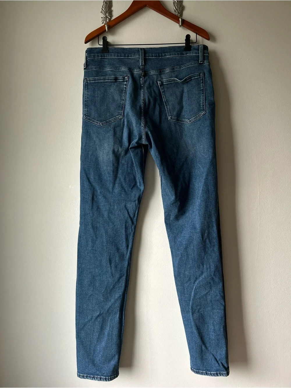 J. CREW 1040 Men’s Slim Straight Jeans 34x36 Medium Wash Stretch Denim Classic